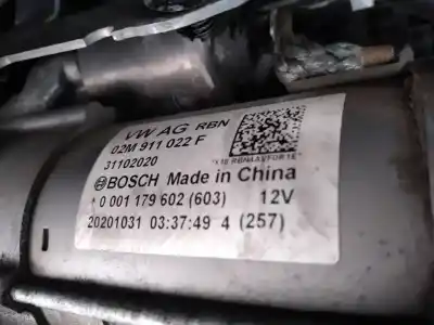 Second-hand car spare part starter motor for skoda fabia ambition oem iam references 02m911022f