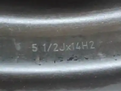 Peça sobressalente para automóvel em segunda mão jante por citroen c2 audace referências oem iam 51/2jx14h2  