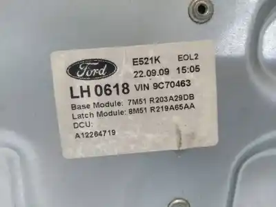 Second-hand car spare part driver left window regulator for ford kuga (cbv) trend oem iam references 7m5t14b533ae  7m51r203a29db