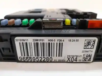 Second-hand car spare part fuse box unit for citroen c3 tonic oem iam references 9666952280  