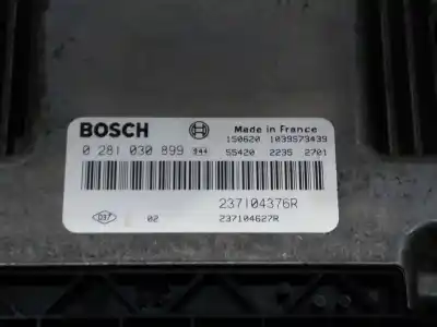 Tweedehands auto-onderdeel ecu motorcontroller voor renault kangoo emotion oem iam-referenties 0281030899  237104376r