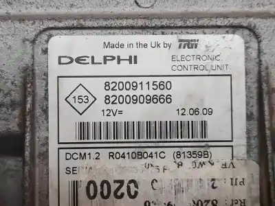 Second-hand car spare part ecu engine control for renault kangoo expression profesional oem iam references 8200911560  8200909666