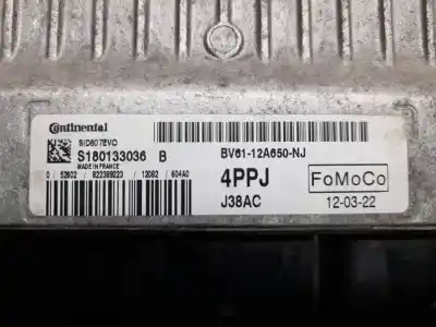 Second-hand car spare part ecu engine control for ford focus lim. (cb8) trend oem iam references bv6112a650nj j38ac s180133036b