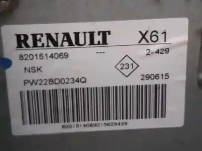 Second-hand car spare part steering column for renault kangoo emotion oem iam references 8201514069  