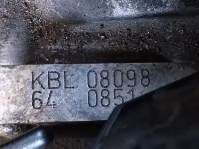 Second-hand car spare part gearbox for seat leon (1p1) reference oem iam references kbl  