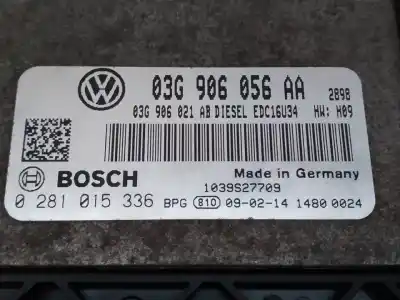 Second-hand car spare part ecu engine control for seat leon (1p1) reference oem iam references 0281015336  03g906056aa