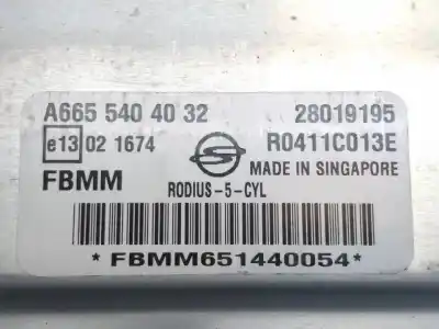 Автозапчасти б/у блок управления двигателем за ssangyong rodius xdi ссылки oem iam a6655404032  r0411c013e