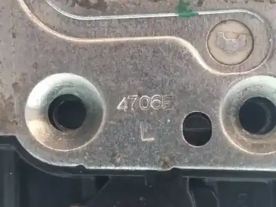 Second-hand car spare part left front door lock for nissan note (e11e) acenta oem iam references 4706e  