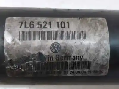 Автозапчастина б/у передній кардан для volkswagen touareg (7la, 7l6, 7l7) 2.5 r5 tdi посилання на oem iam 7l6521101  