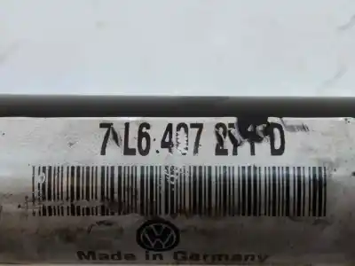 Автозапчастина б/у передня права трансмісія для volkswagen touareg (7la, 7l6, 7l7) 2.5 r5 tdi посилання на oem iam 7l6407271d  
