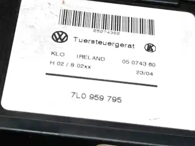 Автозапчастина б/у регулятор склона задній лівий для volkswagen touareg (7la, 7l6, 7l7) 2.5 r5 tdi посилання на oem iam 7l0959795  