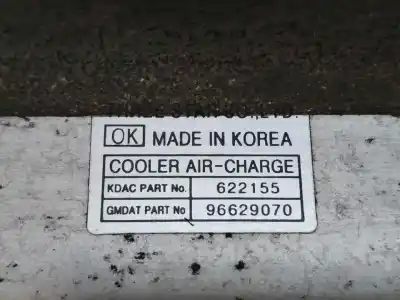 Peça sobressalente para automóvel em segunda mão intercooler por chevrolet captiva 2.0 vcdi ltx referências oem iam 622155  96629070