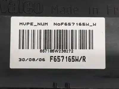 Peça sobressalente para automóvel em segunda mão resistência sofagem chauffage por citroen c3 pluriel 1.4 referências oem iam f657165wr  