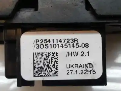 Second-hand car spare part rear right power window switch for renault captur ii e-tech engineered oem iam references p254114723r  