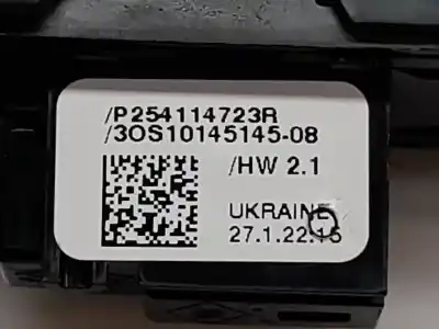 Peça sobressalente para automóvel em segunda mão botão / interruptor elevador vidro traseiro esquerdo por renault captur ii e-tech engineered referências oem iam 829509794r  p254114723r