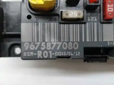 Second-hand car spare part fuse box unit for citroen c4 grand picasso millenium oem iam references 9675877080  