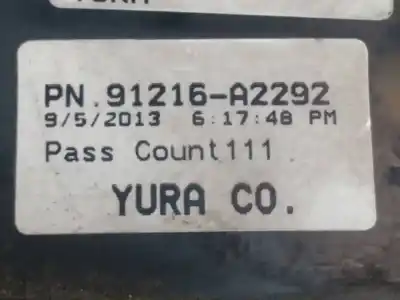 Second-hand car spare part fuse box unit for kia cee´d concept oem iam references 91216a2292  1879001316