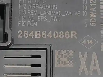 Second-hand car spare part fuse box unit for renault captur ii e-tech engineered oem iam references 284b64086r  