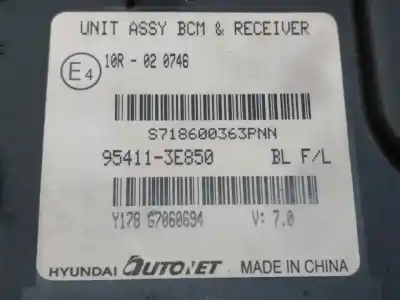 Peça sobressalente para automóvel em segunda mão centralina do motor por kia sorento 2.5 crdi active referências oem iam 954113e850  