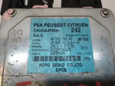 Second-hand car spare part steering control unit for citroen c2 sx oem iam references 9652024280  