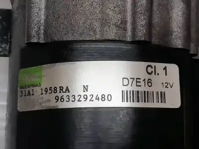 Peça sobressalente para automóvel em segunda mão motor de arranque por citroen saxo 1.1 seduction referências oem iam d7e16  9633292480