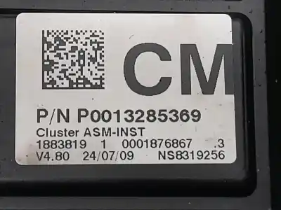 Peça sobressalente para automóvel em segunda mão quadrante por opel corsa d essentia referências oem iam p0013285369  