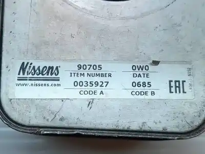 Pezzo di ricambio per auto di seconda mano radiatore olio motore per dacia sandero stepway riferimenti oem iam 90705  0035927