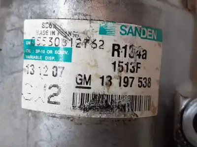 Peça sobressalente para automóvel em segunda mão compressor de ar condicionado a/a a/c por opel meriva cosmo referências oem iam r134a  