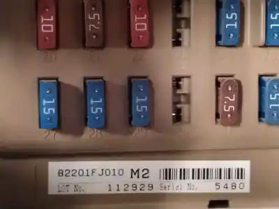 Second-hand car spare part fuse box unit for subaru xv executive oem iam references 82201fj010  