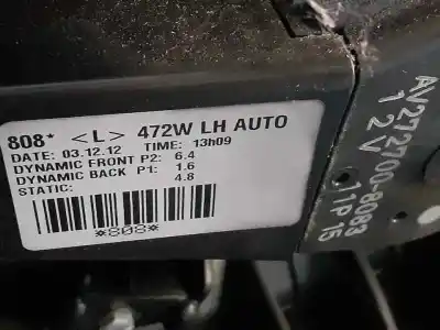 Peça sobressalente para automóvel em segunda mão motor de sofagem por toyota auris hybrid active referências oem iam   