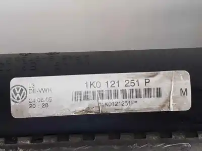 Автозапчастина б/у водяний радіатор для volkswagen caddy ka/kb (2k) furg. посилання на oem iam 1k0121251p  