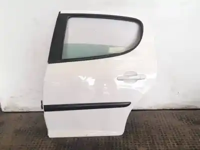 Peça sobressalente para automóvel em segunda mão porta do automóvel traseira esquerda por peugeot 207 confort referências oem iam 