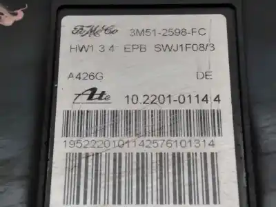 Pezzo di ricambio per auto di seconda mano freno di stazionamento elettrico per ford focus c-max (cap) ghia (d) riferimenti oem iam 3m512598fc  10220101144