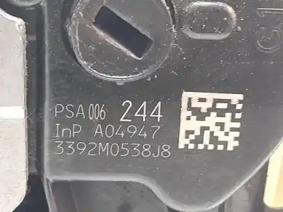 Second-hand car spare part left front door lock for citroen c3 attraction oem iam references 006244  3392m0538j8