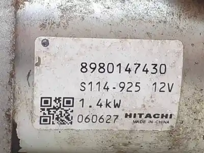 Peça sobressalente para automóvel em segunda mão motor de arranque por opel meriva enjoy referências oem iam 8980147430  