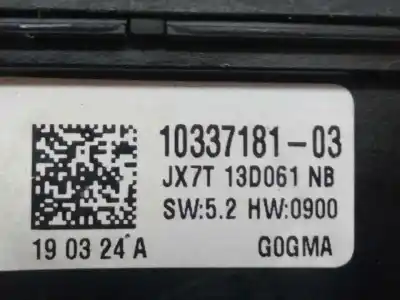 Pezzo di ricambio per auto di seconda mano controllo della luce per ford focus st-line riferimenti oem iam jx7t13d061nb  