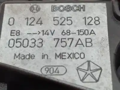 Second-hand car spare part alternator for dodge caliber se oem iam references 0124525128  05033757ab
