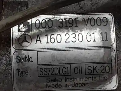 Автозапчастина б/у компресор кондиционера для smart coupe básico (45kw) посилання на oem iam a1602300111  0003191v009 Автозапчастина б/у компресор кондиционера для smart coupe básico (45kw) посилання на oem iam a1602300111  0003191v009