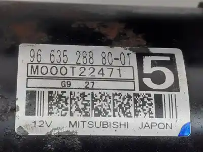 Pezzo di ricambio per auto di seconda mano motorino di avviamento per citroen c4 picasso millenium riferimenti oem iam 9663528880  