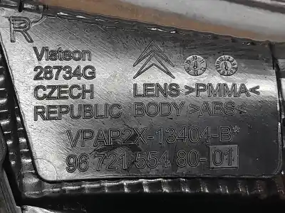 Peça sobressalente para automóvel em segunda mão farolim interior traseiro direito por citroen c4 lim. seduction referências oem iam 9672155480  