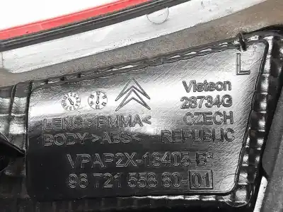 Second-hand car spare part interior left tailgate light for citroen c4 lim. seduction oem iam references 9672155880  