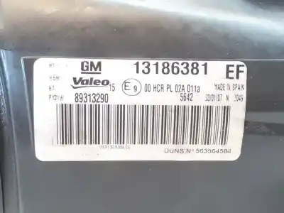 Peça sobressalente para automóvel em segunda mão farol / farolim esquerdo por opel corsa d cosmo referências oem iam 13186381ef  