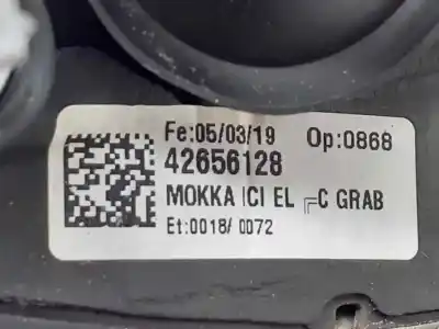 Second-hand car spare part left rearview mirror for opel mokka x design line start/stop oem iam references 42656128  