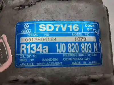Автозапчасти б/у компрессор кондиционера воздуха за seat leon (1m1) sport ссылки oem iam 1079  1j0820803n