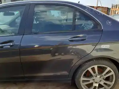 Pièce détachée automobile d'occasion PORTE ARRIERE GAUCHE pour MERCEDES-BENZ CLASE C (W204) BERLINA C 200 CDI BlueEfficiency (204.001) Références OEM IAM   