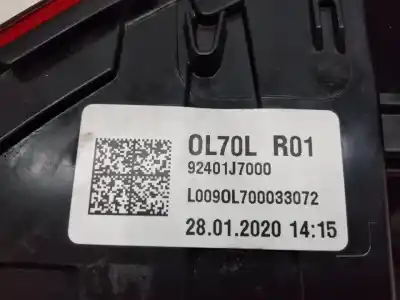 Second-hand car spare part left tailgate light for kia ceed business oem iam references 92401j7000  