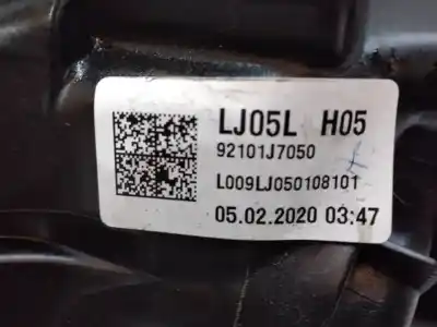 Second-hand car spare part left headlight for kia ceed business oem iam references 92101j7050  