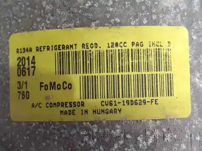 Second-hand car spare part air conditioning compressor for ford focus lim. (cb8) edition oem iam references cv6119d629fe  