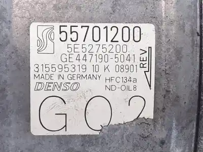 Peça sobressalente para automóvel em segunda mão compressor de ar condicionado a/a a/c por opel corsa d cosmo referências oem iam 55701200  4471905041