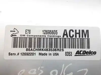 Second-hand car spare part ecu engine control for opel mokka x design line start/stop oem iam references 12695605  12692201